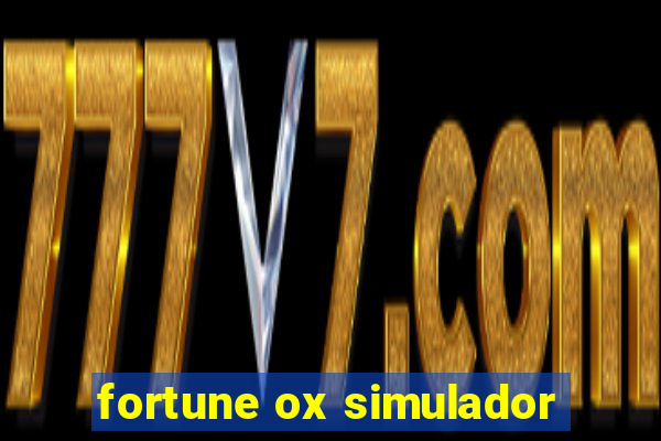 fortune ox simulador